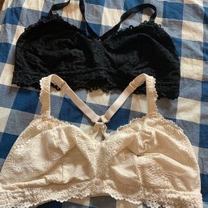Auden (Target) lace bralette lot size 3x EUC